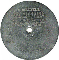 Berliner's Gramophone 192 X